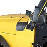 Hooke Road Wrangler Tj Cowl Body Armor Cover Corner Guards W/Star Logo In Matte Black For 1997-2006 Jeep Tj Wrangler #TOP14