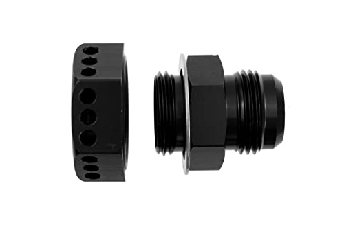 Red Horse Performance 9832122 Valve Cover Vent Fitting -12an Bl