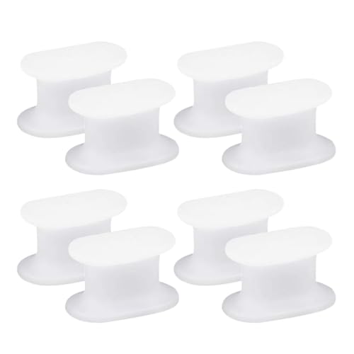 8 Piezas Separador de Dedos en Gel, Enderezadores de Juanetes, Separadores de Dedos de Silicona, FéRulas de Gel Para Dedos del Pie, Para Dedos de Pies Superpuestos