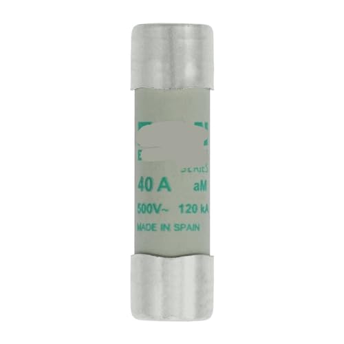 Tube fusible C14M40 cartouche cylindrique 40A 500V pour disjoncteur et tableau