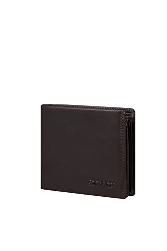 Portefeuille en cuir marron Samsonite Attack 2 SLG finition ébène élégante