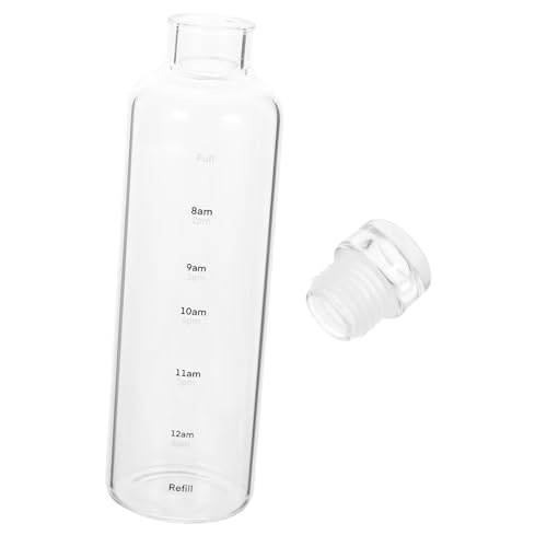 Bouteille à boire avec échelle de temps pour rester hydraté pendant les cours