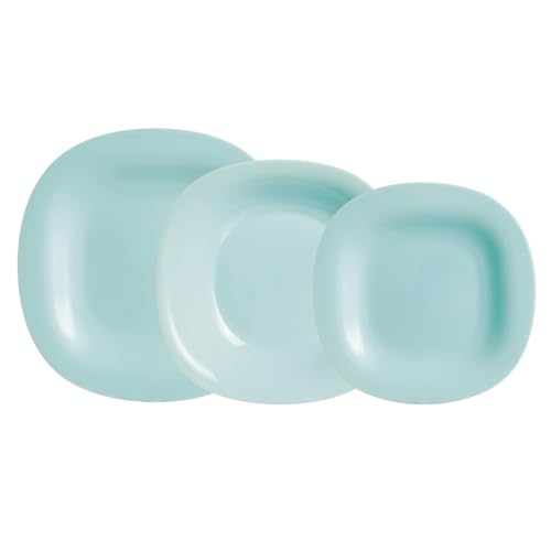 Luminarc Carine Turquesa Vajilla Opal Apto Microondas Apto Frigorífico Reciclable