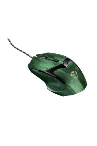 Trust Gaming GXT 101C Souris Gaming, 600 - 4800 dpi, 6 Boutons - Jungle Camo