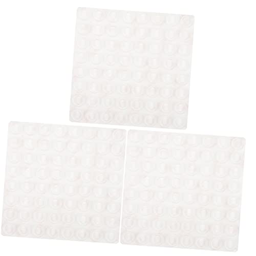 Balacoo 3pcs 128 Furniture Bumpers Cabinet Door Bumpers Self-Adhesive Sound Dampening Pads for Door Stops