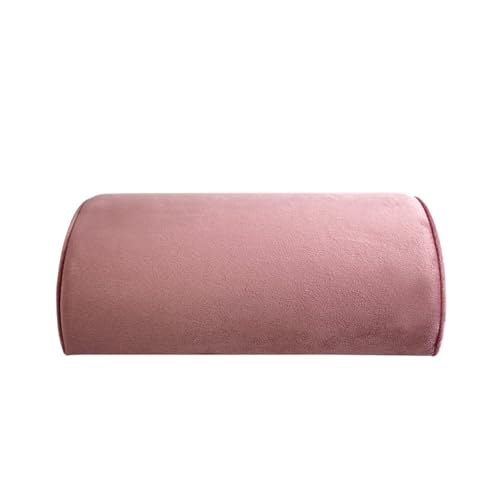 SCIKHEFT Velvet Half Moon Bracelet Holder All Pink Velvet Jewelry Rack Bracelet Display Props for Showcase