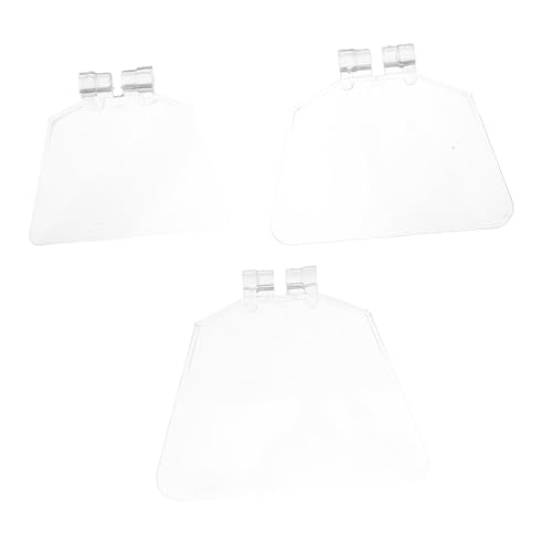 Hoement Protezione Per Occhi Da Banco in Plastica Trasparente, Protezione Oculare Per Utensili Elettrici, Set Da 3 Pezzi 5-6 -8 Per Officina e Lavoro Sicuro