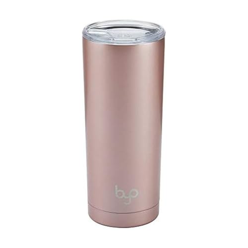 Image of BUILT 5237921 Vacuum Insulated Tumbler Double Wall, 20-Ounce, Rose Gold Glitter