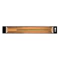 Eurofase Heating 6000 Watt Electric Infrared Dual Element Heater-240 Voltage-Black Finish-No Fascia Decorative Fascia