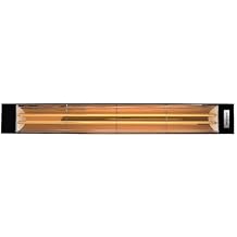 Eurofase Heating 6000 Watt Electric Infrared Dual Element Heater-277 Voltage-Black Finish-No Fascia Decorative Fascia