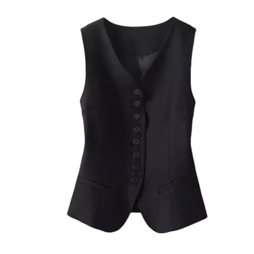 Women'ssuit Vest Sleeveless Waistcoat Coat V-Neck Casual Vest4