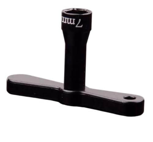 Clé à manchon métallique M4 pour écrous de roue hexagonaux 7mm de voiture RC