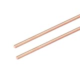 PATIKIL 2Pcs 99.99% Pure Copper Round Rod, 1.6mm / 0.06