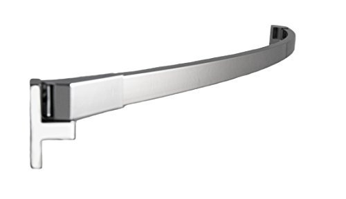 Preferred Bath Accessories 112-5SS-A Curved Shower Rod Adjustable 42