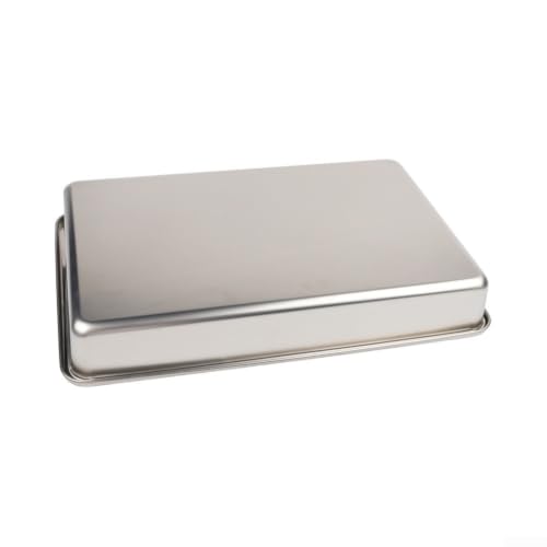 Molde rectangular de acero inoxidable resistente que hornea y almacena sin olores 5
