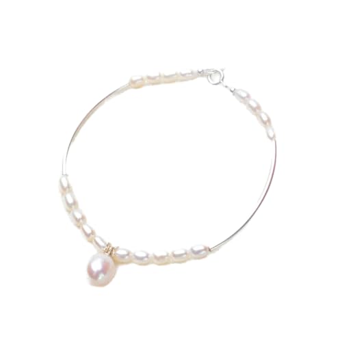 Bracelet perles d'eau douce naturelles 3-4mm accessoire idéal pour le bureau