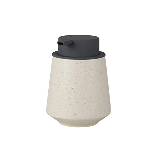 ソープディスペンサー 泡 陶磁器 ykbfoam1 one size Aタイプ×オフホワイト×グレー