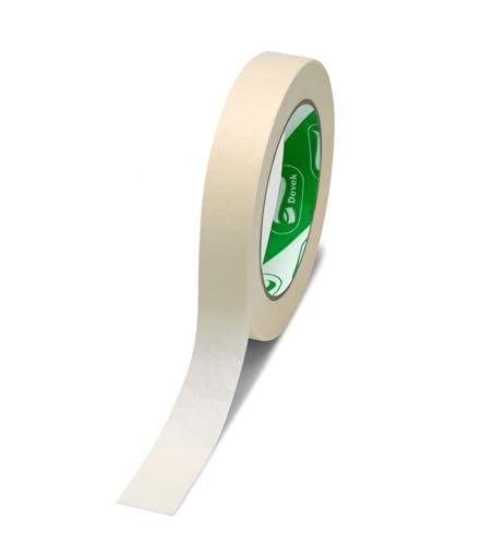 Image of DEVEK Masking Tape for Painting, Crafting and DIY, 0.7 in x 55 yds, One Roll, Clean Removal, No Residue