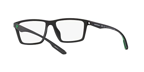 Emporio Armani Men's Ea4189u Universal Fit Sunglasses with Two Interchangeable Clip-ons Rectangular