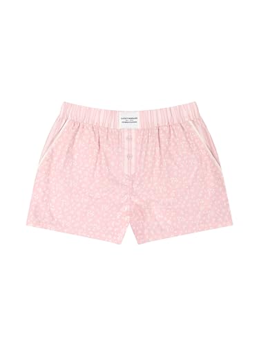 Image of Lucky Brand Women's Pajama Bottoms - Ultra-Soft 2 Pack Sleep and Lounge Sweat Shorts, Cortos de Pijama para Mujer