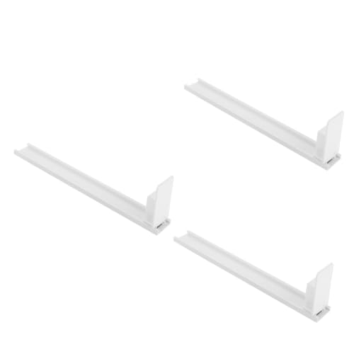 MUCKLILY 3pcs Drink Pusher Drinks Dispenser Beverage Dispenser Refrigerator Automatic Drink Holder Beverage Pusher Glide Fridge Can Organizer Drink Organizer for Fridge Plastic White