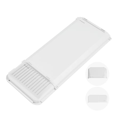 Air Vent Extender for Under Furniture Floor Vent Deflector for Under Couch or Bed Adjustable Width 8-12.2 Two Length Options (4.8 & 18.7) Magnetic Wall & AC Vent Extender