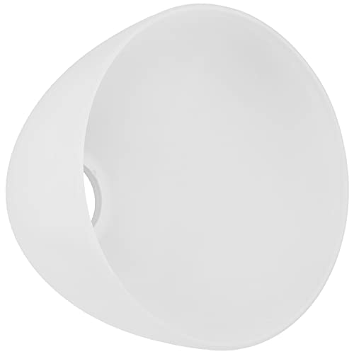 OSALADI Glass Pendant Light Bell Shaped Glass Lamp Shade E27 White Dome Lampshade Light Fixture Cover Replacement for Pendant Lighting Chandeliers Wall Sconce Light Shade