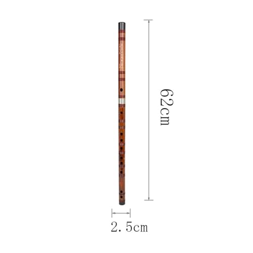 Flûte Bambou Instrument Musique Traditionnelle Verticale Clé D - 3