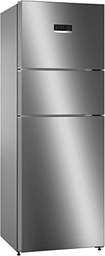 Image of Bosch MaxFlex Convert 364L Inverter Frost Free Triple Door Refrigerator Appliance (CMC36K05NI,Convertible,Black Steel)