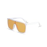 100 % protección UV400 contra los dañinos rayos UVA/UVB, gafas de sol cuadradas grandes, lentes degradadas