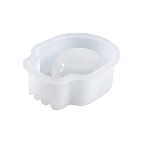 EINCORN Ashtray Resin Molds,DIY Silicone Cigarette Ashtray Making Mold Handcraft Resin Epoxy Casting Moulds Jewelry Box Molds, 10.9x8.7cm, as the picture shows Cover