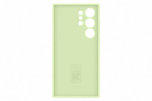 Coque silicone Samsung S24 Ultra vert clair souple et fine