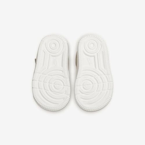 Nike Force 1 Low SE EasyOn Baby/Toddler Shoes (FZ1009-100, Sanddrift/Sail/Dark Raisin/Pale Ivory)2