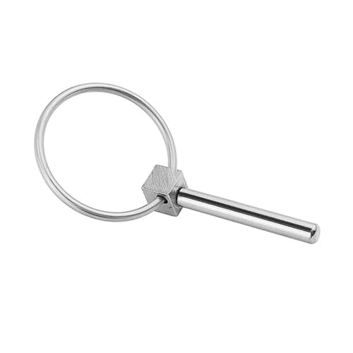 Pasador Con Anillo 4 piezas de pasador de seguridad con resorte, clips de pasador de seguridad for tractor de alta resistencia, pasador de bloqueo de eje de acero inoxidable, fácil de usar