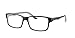 Ray-Ban Men's Rx5245 Square Eyeglasses,Top Black & Transparent,54 mm