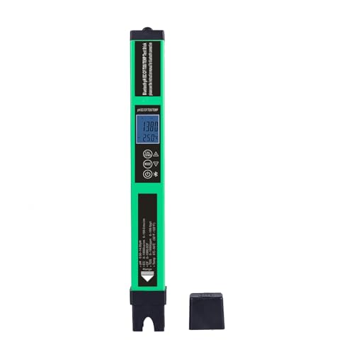 PH Meter 0.01 Resolution High Accuracy Pocket Pen Type Water Tester 5 in 1 PH EC TDS CF Temp Tester