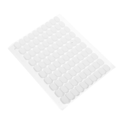 FOMIYES Nail Glue Adhesive Tabs 10 Sheets of Double-sided Jelly Glue for False Nails Display Stand