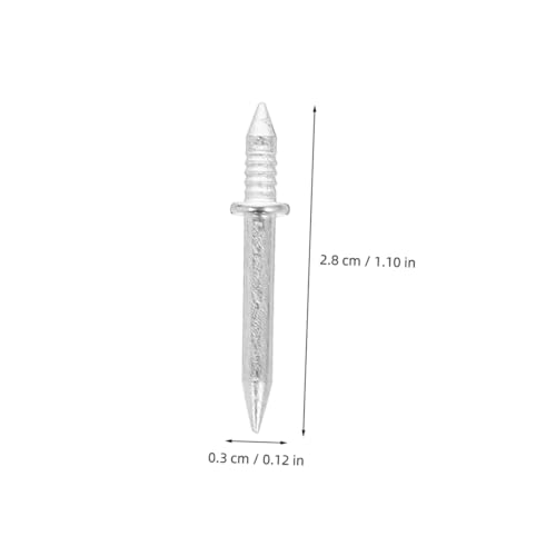 Clavos Hohopeti 200pcs de Doble Cabeza sin Costura para Zócalos Diseño sin Marca para Instalación Fácil sin Daño en la Pared con Barriles de Instalación para Colgado Seguro y Bordeado miniatura 2