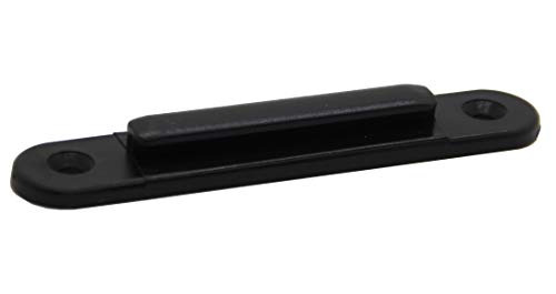 FixtureDisplays® Receptor de cinto retrátil montado na parede - Preto 12004-12-FBA