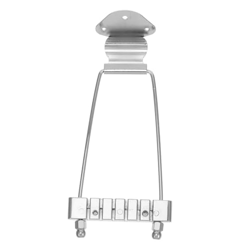 BESPORTBLE Professional Silver Guitar Tailpiece for String Guitars Durable String Spacing Replacement Upgrade for Old Broken Parts
