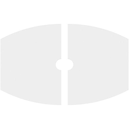 Image of Ekena Millwork CMP32X21KY2-03000 Kailey Architectural Grade PVC Contemporary, Two Piece Urethane Ceiling Medallions 32 inchW x 21 3 /8 inchH x 3 inchID x 17 1 /4 inchC x 1 inchP