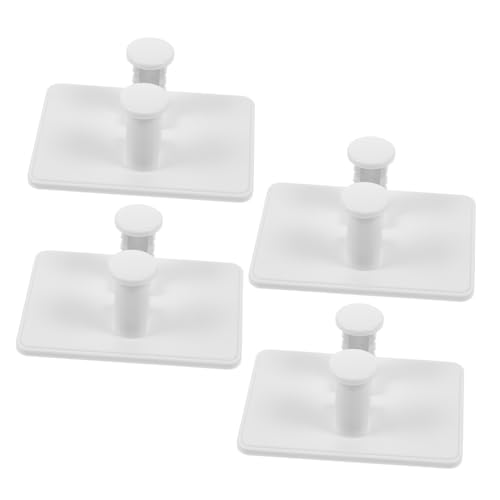 SOESFOUFU Mini Wall Storage Hook 4 Pack Shower Hooks Razor Stand Shaving Stand Shaving Brush Holder Modern Design