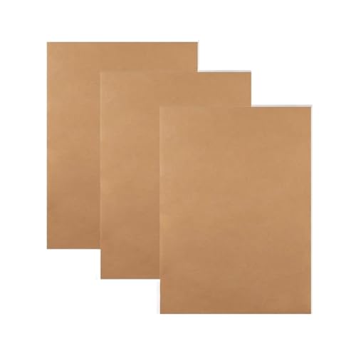 Générique Papier sulfurisé antiadhésif réutilisable résistant à la Chaleur for Four, Tapis de Cuisson for pâtisserie, Huile de Cuisson, Grille de Cuisson(3pcs Coffee)