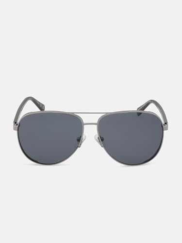 GUESS Forrest Aviator Metal Sunglasses