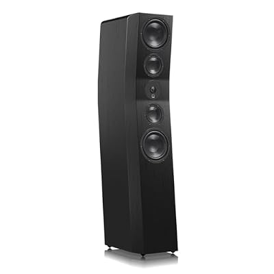 SVS Ultra Evolution Titan 3 Way Tower Speakers with Quad 6.5 Inch Woofers - Pair (Black Oak)