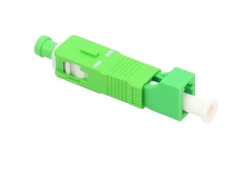 ZOGUO Adaptador/Conector de Fibra óptica SC/ST/FC/LC Azul/Verde Modo único/multimodo Interno a Rosca Externa SM 9/125 Adaptador híbrido (Color : SC-LC-A SM)