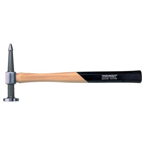 Teng Tools - Round Crown Face & Straight Pein Body Working Hammer - HMBH01, Silver
