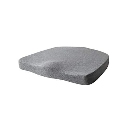 Coussin de siège mousse à mémoire de forme chaise étudiant tabouret sédentaire épaississement gris