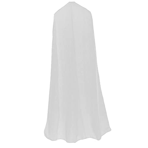 Breathable Garment Bag for Wedding Dresses - Bundle of 2-5, Extra Long 6m/8m, White, 2 Pcs4