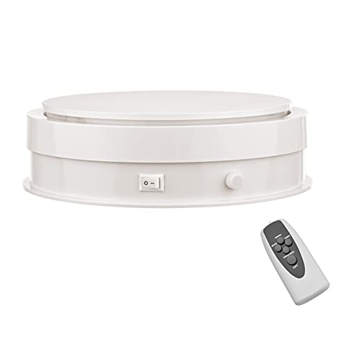 ZLMONDEE - Espositore Girevole Motorizzato Con Specchio Girevole A 360